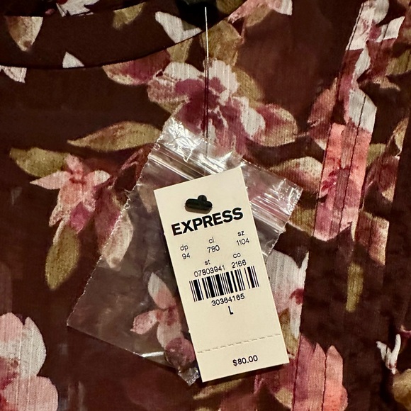 Express Ruched Ruffle Mini Dress - Picture 2 of 11